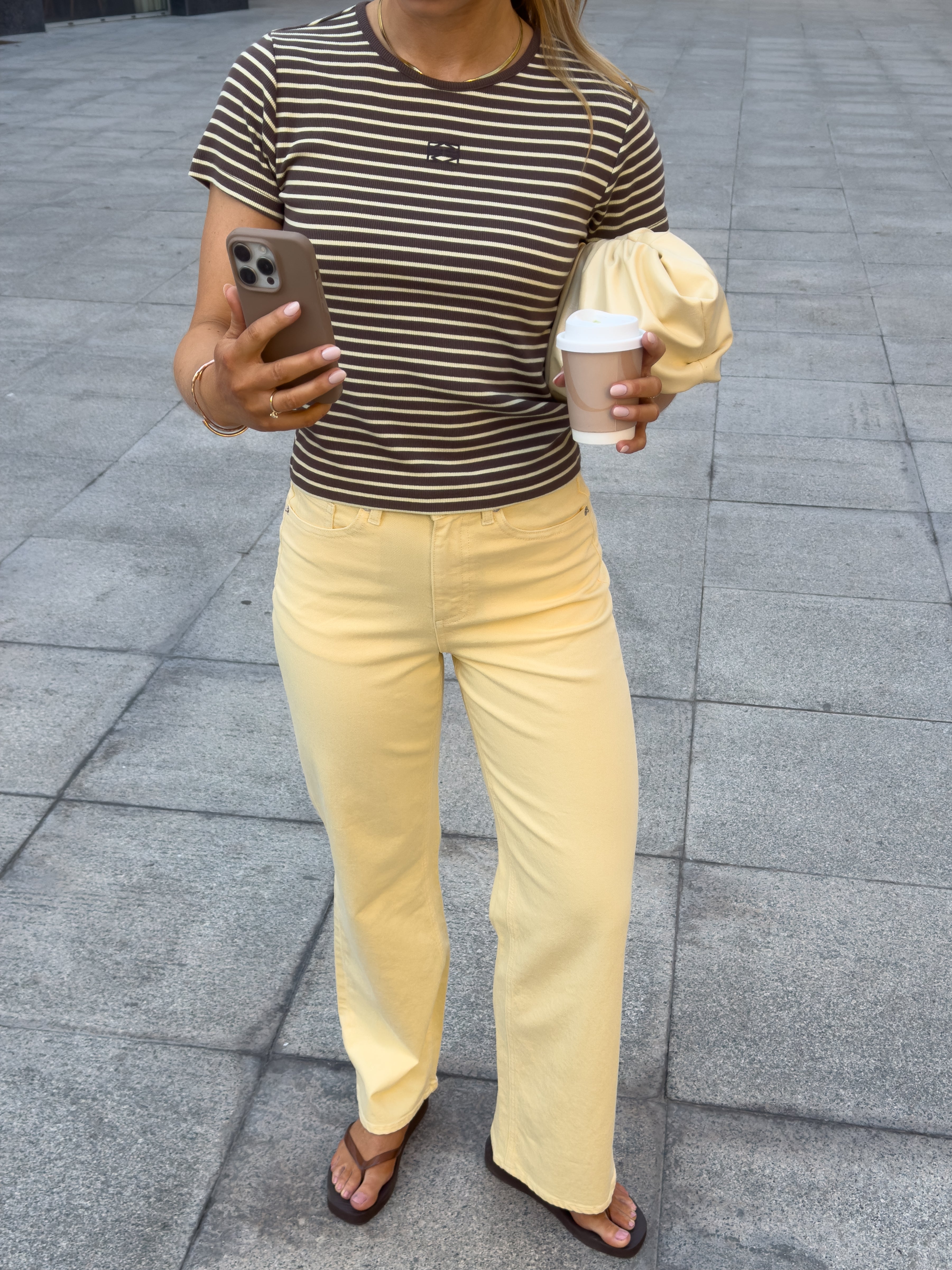 VMTESSA Jeans - Mellow Yellow